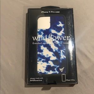 Wildflower blue tie dye iPhone 11 Pro case